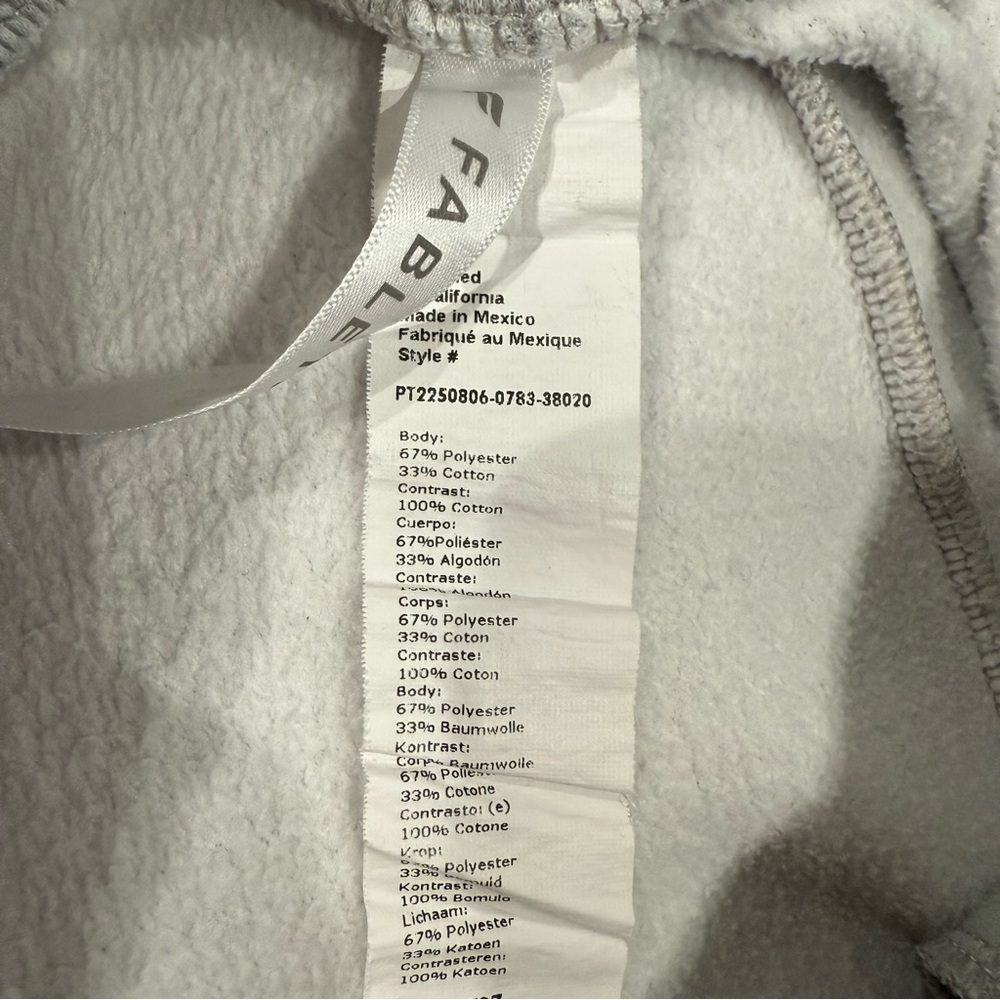 Fabletics Drawstring Sweatpants In Gray, Size Xs - image 4